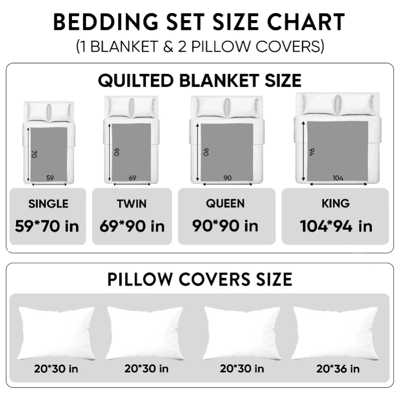 GZL Piece Quilted Bedding Set M2