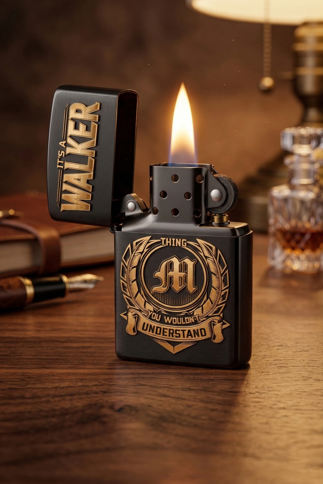 WALKER Zippo Lighter Case (No Insert)
