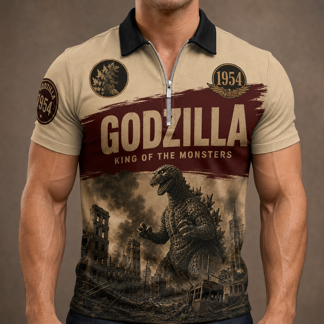 GZL Zip Polo Shirt - GOZ230826M2