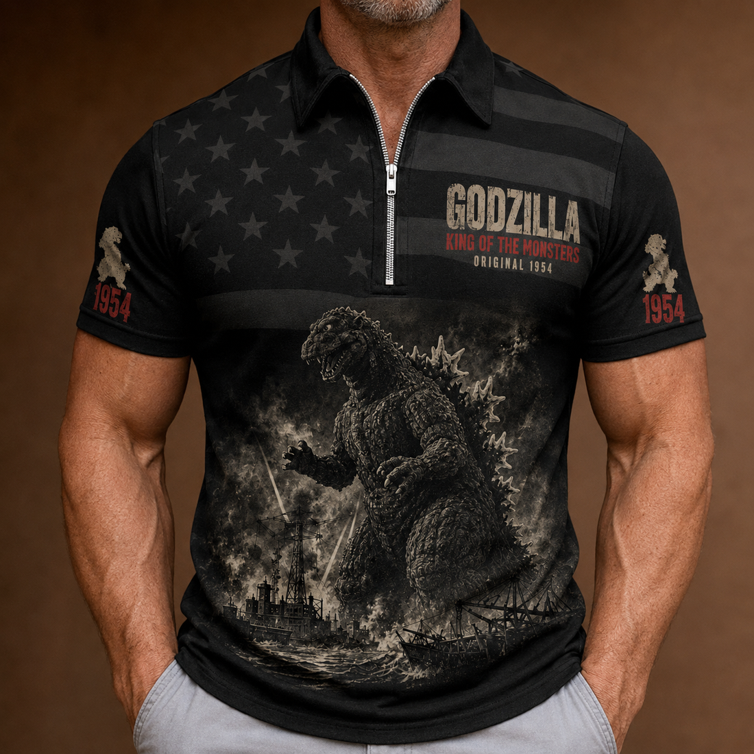 GZL Zip Polo Shirt - GOZ230826M3