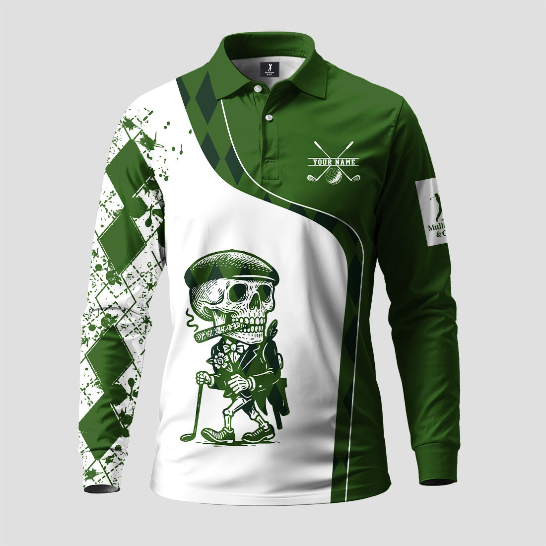 Time Play Golf Long Sleeve Golf Polo