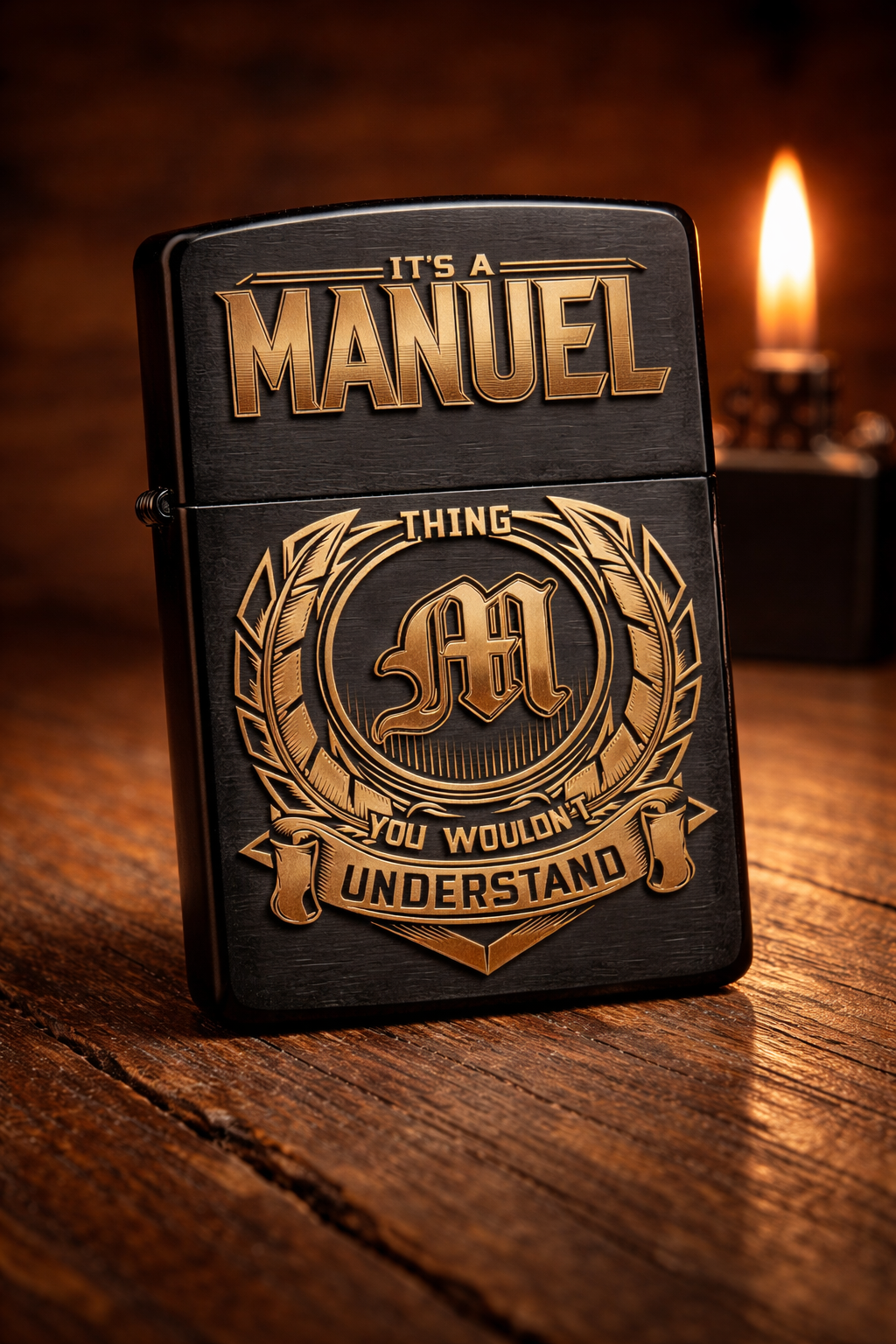 MANUEL Zippo Lighter Case (No Insert)