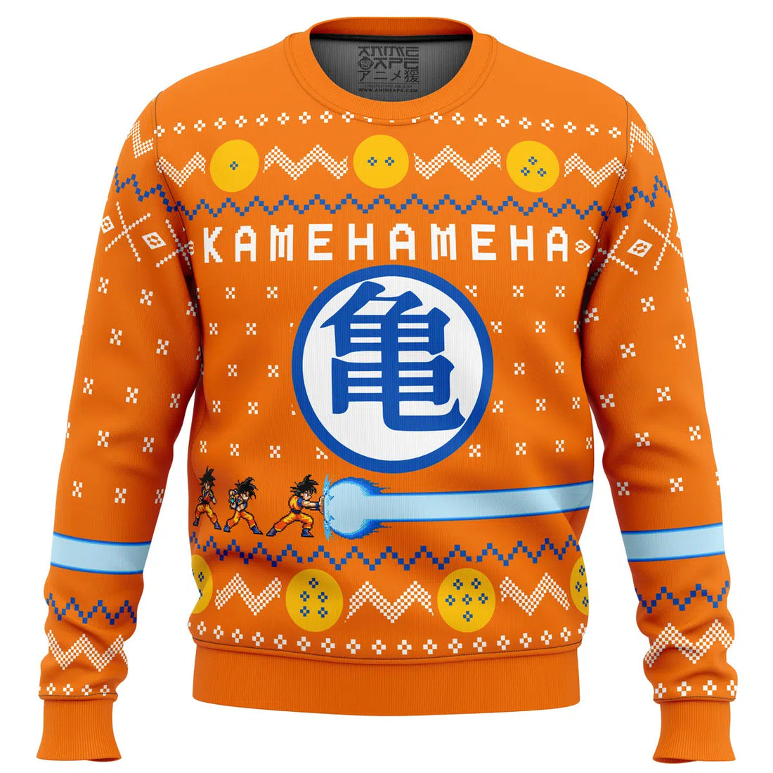 Dragon Ball Z Kamehameha Ugly Christmas Sweater