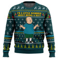 I'm a Little Worried King Of The Hill Ugly Christmas Sweater