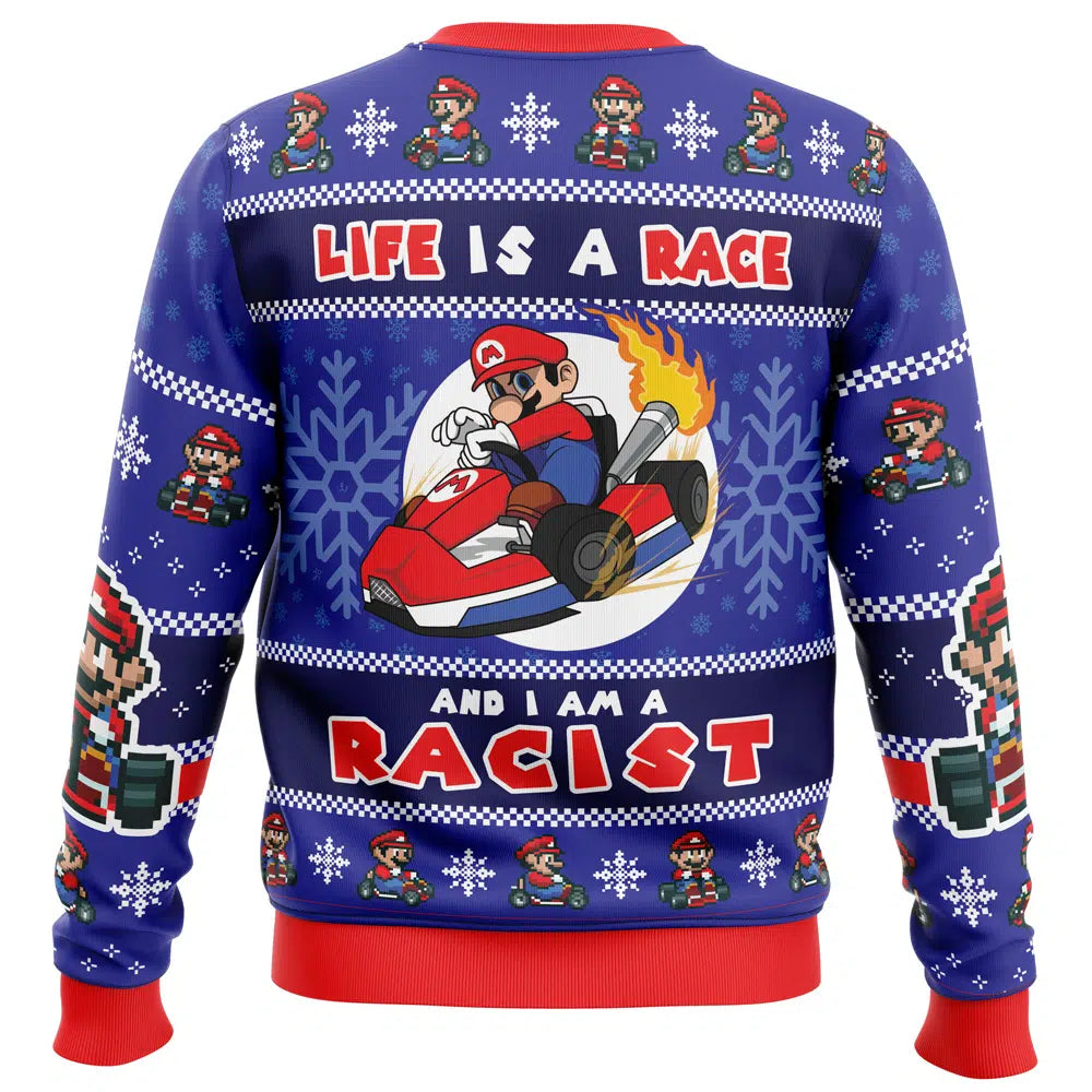 Racer Meme Mario Kart Super Mario Bros. Ugly Christmas Sweater