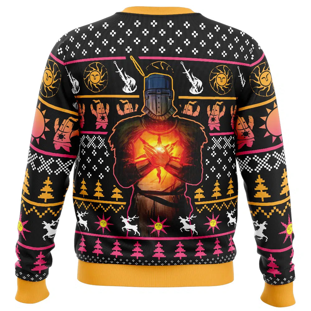 Christmas Solaire Dark Souls Ugly Christmas Sweater