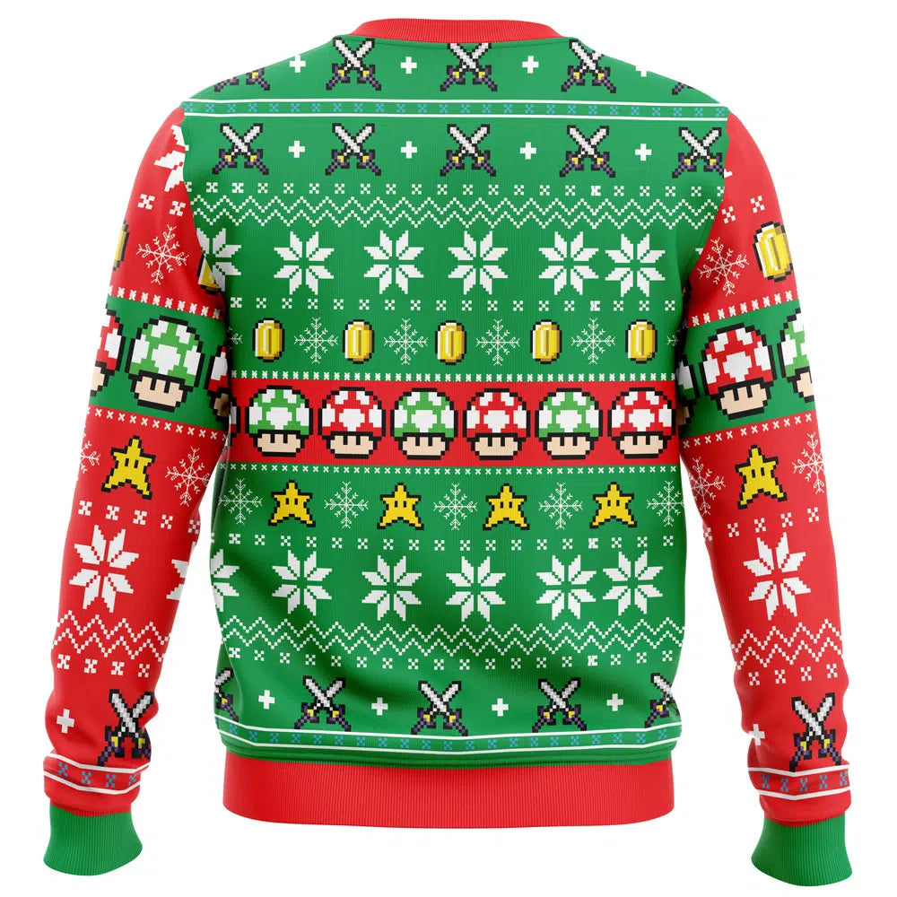 Mario Bros Ugly Christmas Sweater