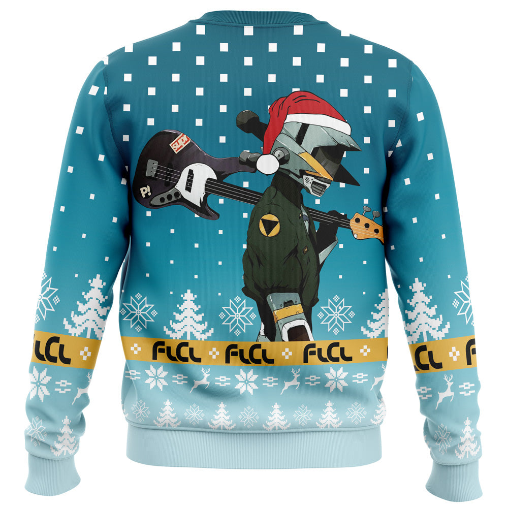 FLCL Canti Saw Christmas Tree Ugly Christmas Sweater