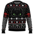 Toothless How To Train Your Dragon Ugly Christmas Sweater