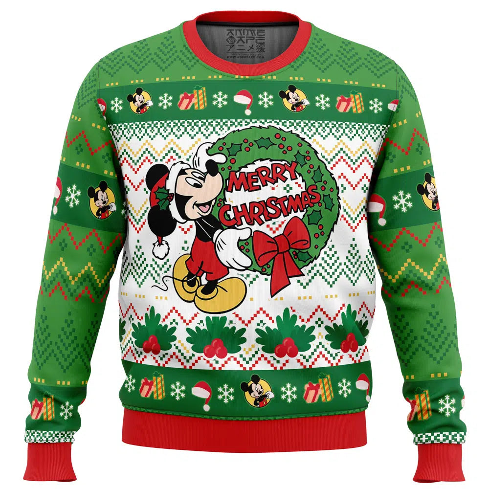 Merry Christmas Mickey Mouse Ugly Christmas Sweater