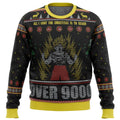 Dragon Ball Z Goku Over 9000 Ugly Christmas Sweater