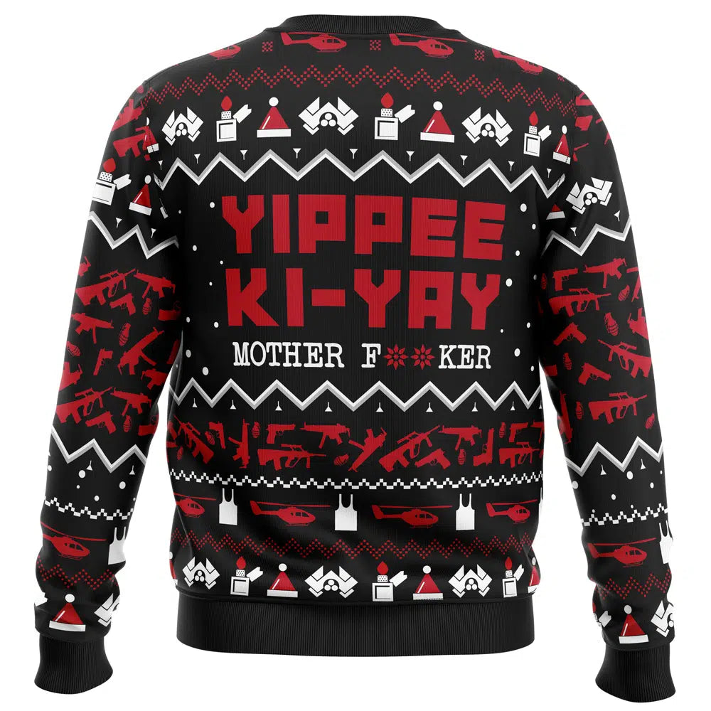 Yippe Ki-Yay Die Hard Ugly Christmas Sweater