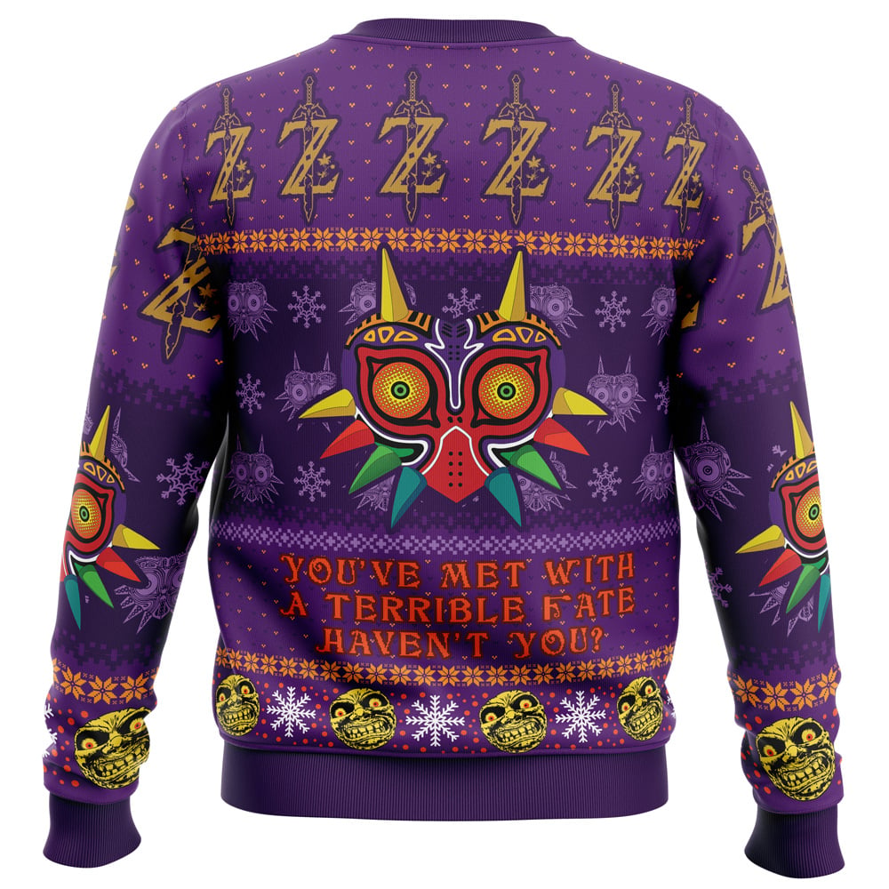 You Met With a Terrible Fate Zelda Ugly Christmas Sweater