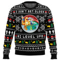 I Don’t Get Older I Level Up Pokemon Ugly Christmas Sweater