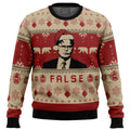 False The Office Ugly Christmas Sweater