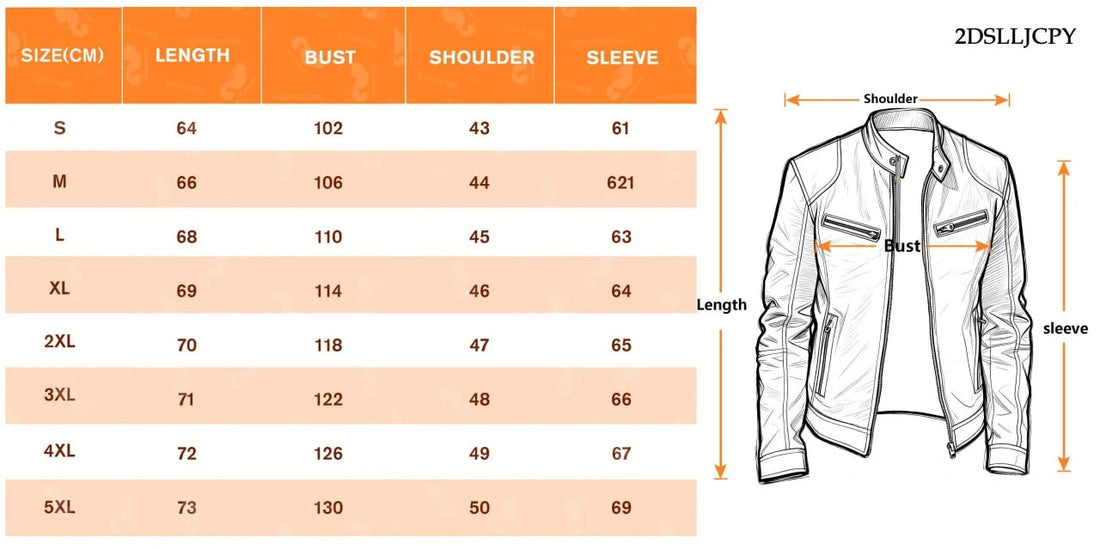 GZL Classic Leather Jacket - GOZ081225M1